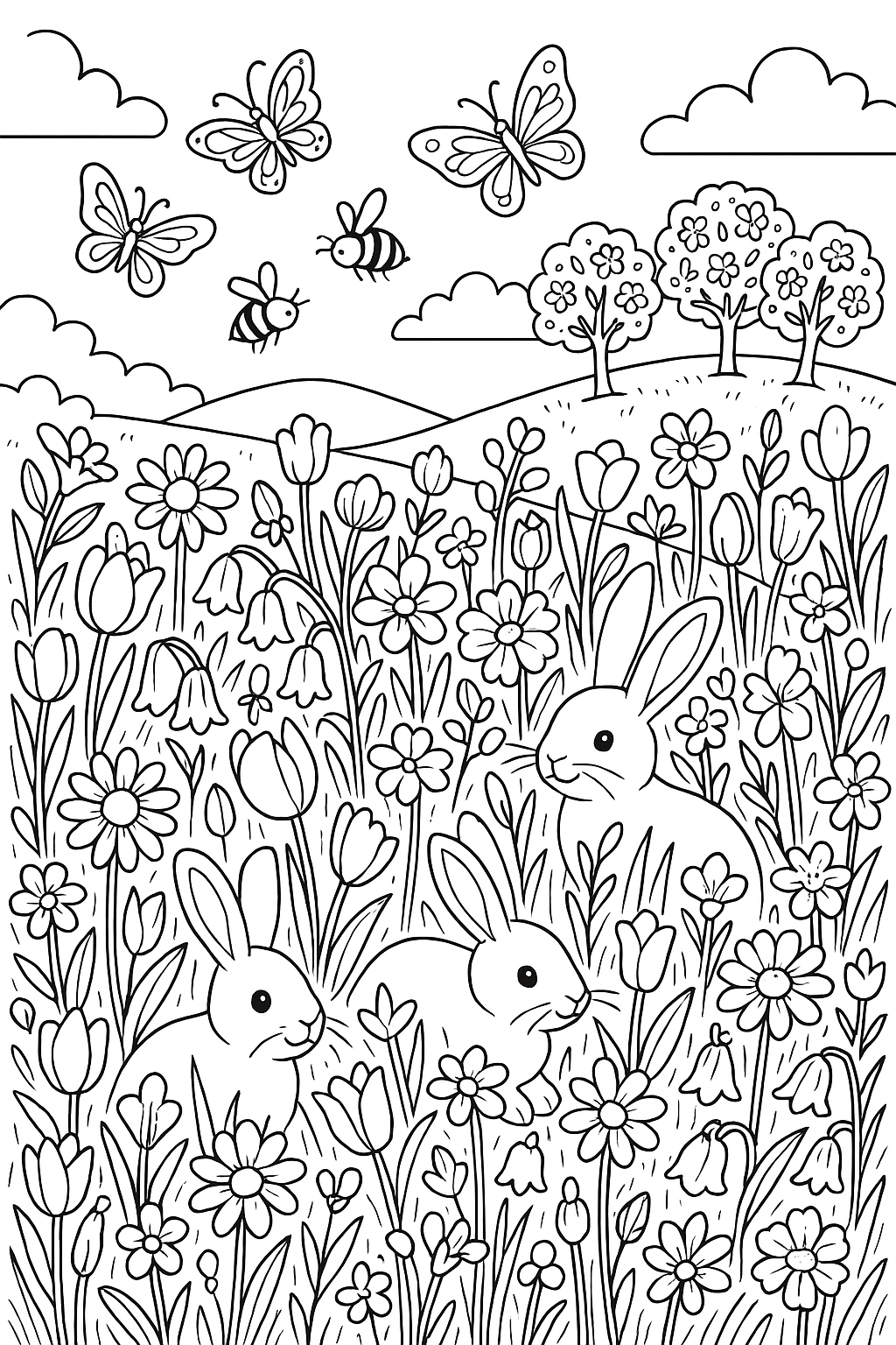 Seasonal Ikebana Inspirations: An Adult Coloring Journey Through Nature’s Cycles